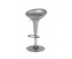 Sgabello Da Bar Grigio Con Alzata A Gas Seduta In Abs Tosini Hc 148g