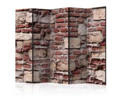 Paravento 5 Pannelli - Vintage Wall Ii 225x172cm Erroi