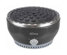 Barbecue A Carbone Carbonella Portatile Da Tavolo Qlima Njoy Nero