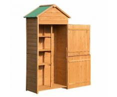Casetta Box Da Giardino In Legno Naturale 89x50 Cm Miozzi