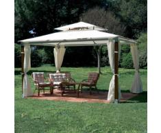 Gazebo Da Giardino Struttura In Alluminio Con Teli Laterali In Poliestere 300x400x305 Cm