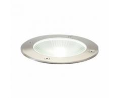 Faretto Segnapassi Calpestabile Da Esterno A Led 7w Ø15 Sovil Texas Acciaio