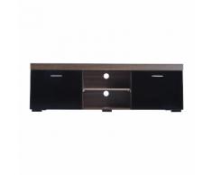 Mobile Tv Con Due Ante In Legno 140x40x44 Cm Benzoni