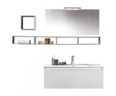 Mobile Da Bagno Sospeso Ibiza 19 Bianco Opaco Laccato Tft