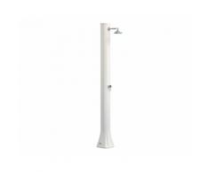 Doccia Solare Da Giardino 40l Miscelatore Arkema Big Happy Five Bianco