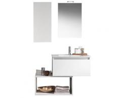 Mobile Da Bagno Sospeso Ibiza 13 Bianco Opaco Laccato Tft