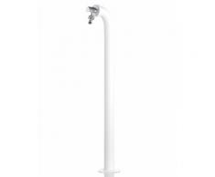 Fontana Da Giardino Con Rubinetto Belfer 42/ps Bianco