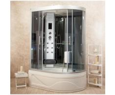 Box Doccia Idromassaggio Multifunzione 115x90 Cm Vasca Vorich Florence2 Lato Sinistro
