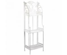 Scaffale Per Piante In Metallo 3 Piani 35x31h124cm Adami Aprilia Beige
