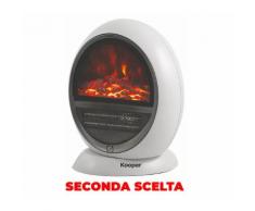 Termoventilatore Caldobagno Effetto Camino 1500w Kooper Ovetto Bianco Seconda Scelta