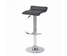 Sgabello Da Bar Skin Nero In Eco Pelle Crumer