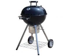 Barbecue A Carbone Carbonella 57x68x110 Cm In Acciaio 2 Ruote Boer Grill