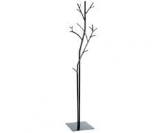 Appendiabiti Da Terra 33x33x180 Cm In Ferro Battuto Vasconi Platano Nero