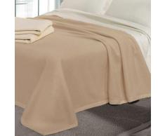 Coperta Pura Lana Cashmere 1 Piazza E Mezzo 290gr Velotti Tasman Beige
