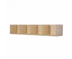 Mensola Scaffale Libreria Porta Cd In Legno 95x17x16.5 Cm Benzoni