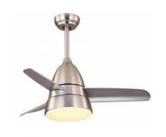 Ventilatore Da Soffitto 3 Pale E Lampada A Led Ø76cm 3 Velocità Vannini Smart