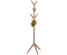 Appendiabiti Da Terra H167,5 Cm In Legno Naturale Motti Abby