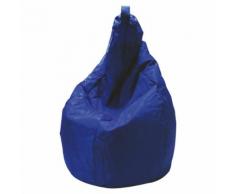 Poltrona A Sacco Comodone In Nylon Blu Fadi
