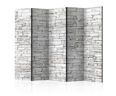 Paravento 5 Pannelli - White Spell Ii 225x172cm Erroi
