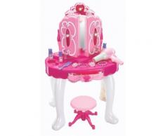Specchiera Giocattolo Per Bambini Con Sgabello Miller Rosa