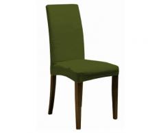 Set 2 Coprisedie Elasticizzati In Poliestere Fazzi Verde Scuro
