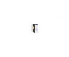 King Stufa A Pellet Canalizzata King Slim 10 Bianco 225 M3 9,7 Kw - 17379