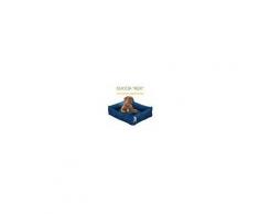 EverGreenWeb Letto per Cani di diverse Taglie color Blu, Imbottitura in Schiuma Waterfoam Morbido Lavabile in Lavatrice, Cuccia da Interno con Cuscino Sfoderabile, Materasso per Tutti Animali Domestici