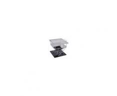 Outsunny Griglia Barbecue Portatile a Carbonella e Legna 41x34.5x36cm