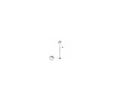 Leuchten Direct Lampada da terra moderna quadrata in acciaio con braccio lettura LED incl.- HELIA
