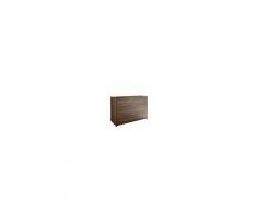TFT industrial Comò 3 cassetti DURBAN noce scuro