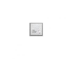 SIGEL Lavagna Magnetica In Vetro 48x48cm Pietra Bianca Artverumâ® Sigel