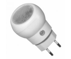 Luce notturna LED con sensore crepuscolare e testa rotante