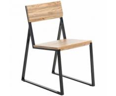 Sedia Bar TWAIN in Legno Natura