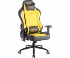 Sedia Gaming Rapid XM Massaggiante In Similpelle Nero/giallo