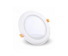 Universo - Faretto Vetro Led da Incasso 12W Tondo Luce Calda 3000K