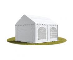 3x4 mTendone per feste PREMIUM PVC bianco 100% impermeabile Gazebo da giardino Tendone da esterno
