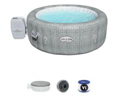 Piscina Idromassaggio Lay-Z-Spa Honolulu Per 4-6 persone Rotonda 196x71 cm - Bestway