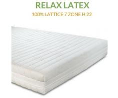 EVERGREENWEB - Materasso Lattice al 100% con 7 zone di portanza Rivestimento Termo-Regolatore