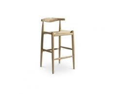 Sgabello ad bar Elb CW-20 - 75cm Legno naturale