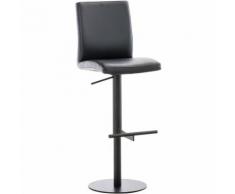 Sgabello Cucina Cadiz In Similpelle Nero Nero