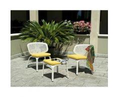 Set esterno balcone tavolino e poltrone