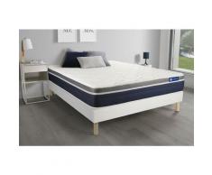 Actisom - Kit rete e materasso matrimoniale Actilatex confort 150x195cm - Spessore : 26 cm