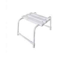 Sgabello doccia bianco sedia per disabili in alluminio abs nofer art. 15044.N