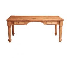 Scrivania Consolle Tavolo non Allungabile Legno con Cassetti Salotto Soggiorno