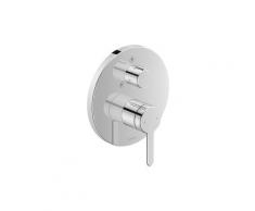 Miscelatore monocomando monocomando da incasso per doccia Duravit C.1, rosone tondo, 2 utenze,