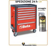 Cassettiera Mobile Con 7 Cassetti Rosso C37/7-R - Beta