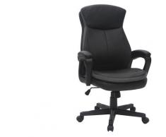 Poltrona da ufficio di design nera WALL STREET