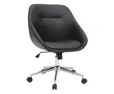 Sedia da ufficio design nera COLIN
