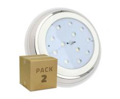 PACK Faretto Piscina LED Superficie RGBW 24W (2 Un) RGBW