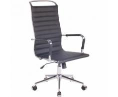 Sedia Ufficio Barnes Nero Similpelle